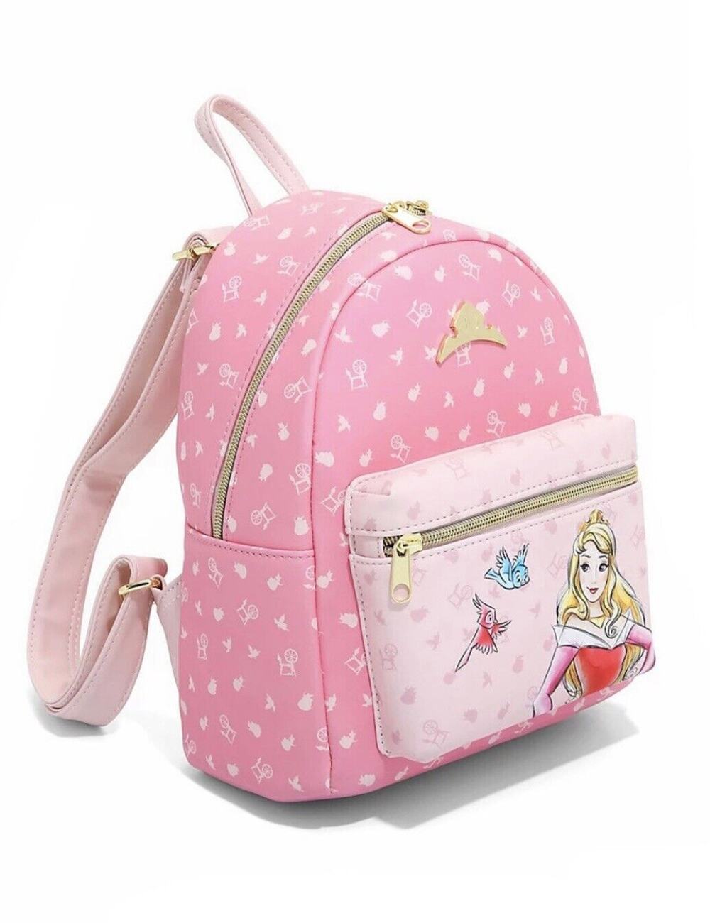 Loungefly Disney Sleeping Beauty Mini Backpack Princess Aurora Birds Sketch